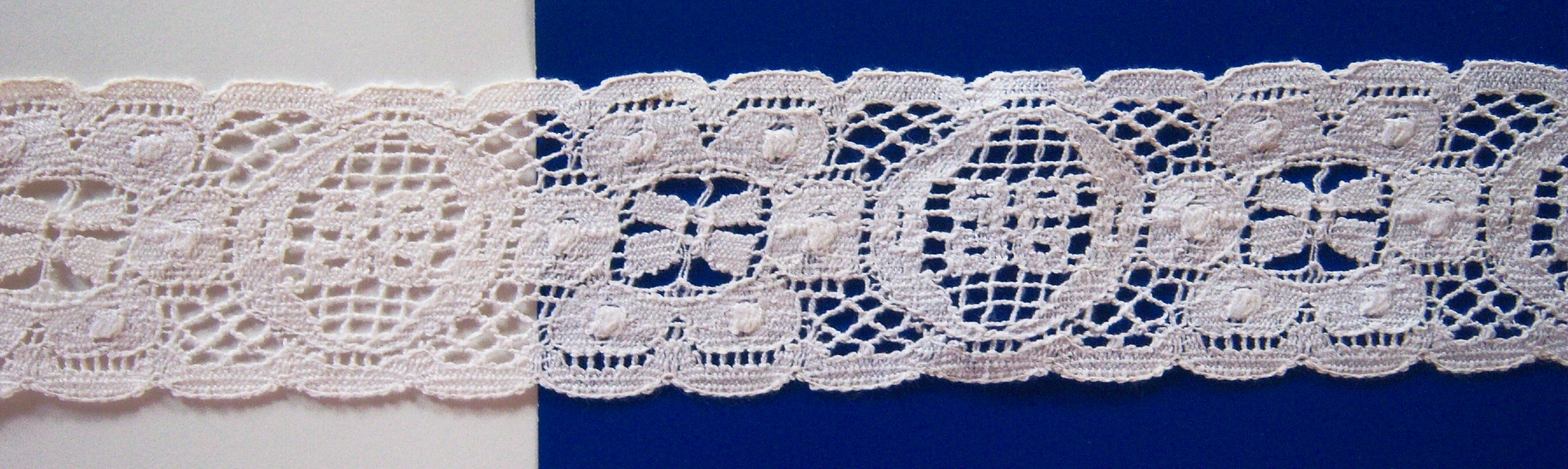 Candlelight 2 Inch Cotton Cluny Lace