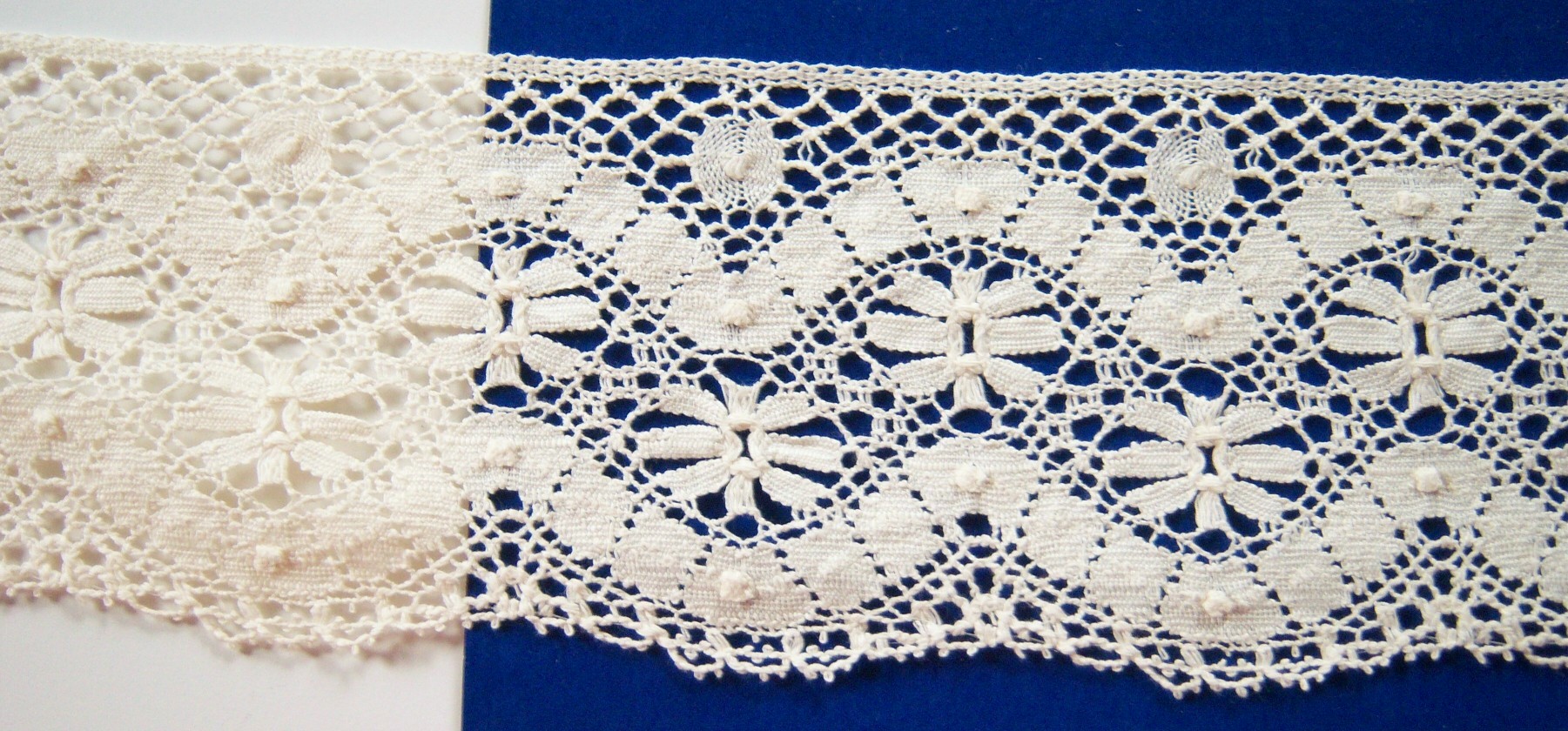 Ecru 3 3/4" Cotton Lace