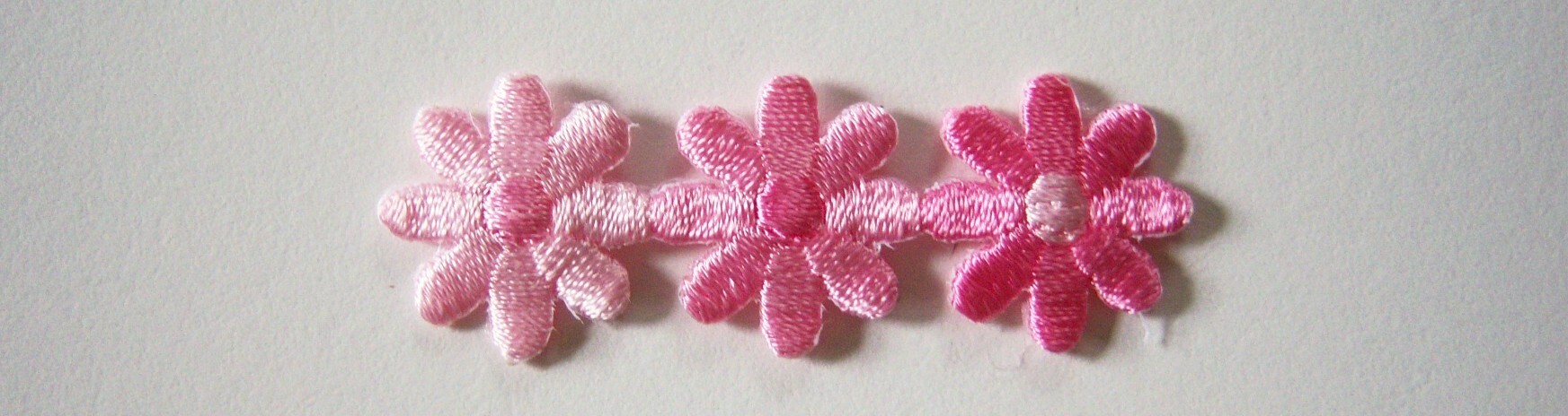 Pink Daisies Iron On Applique