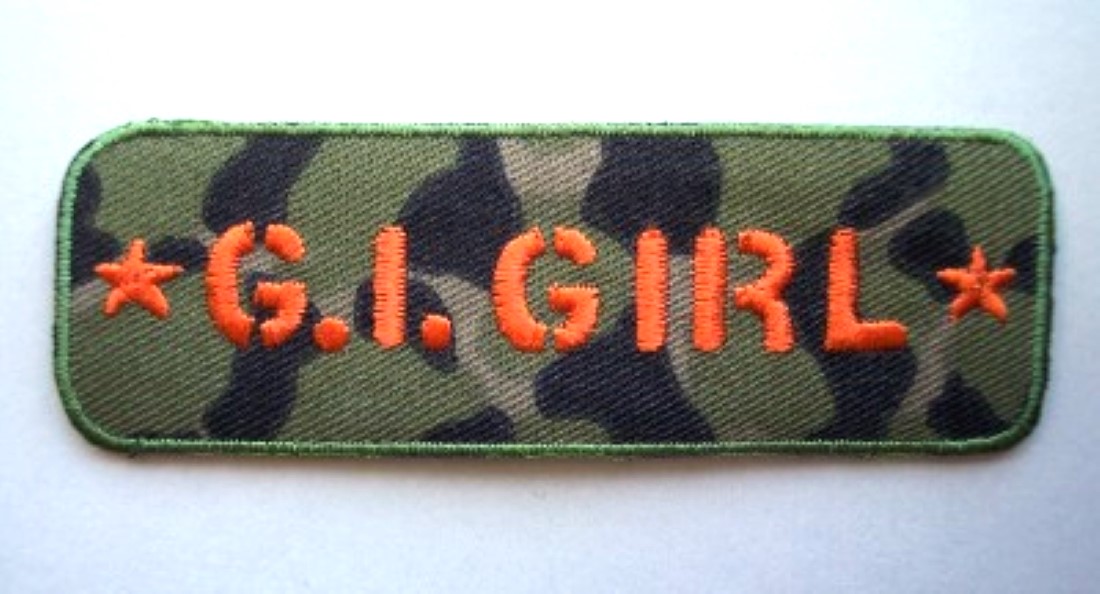 G.I. Girl Green Applique