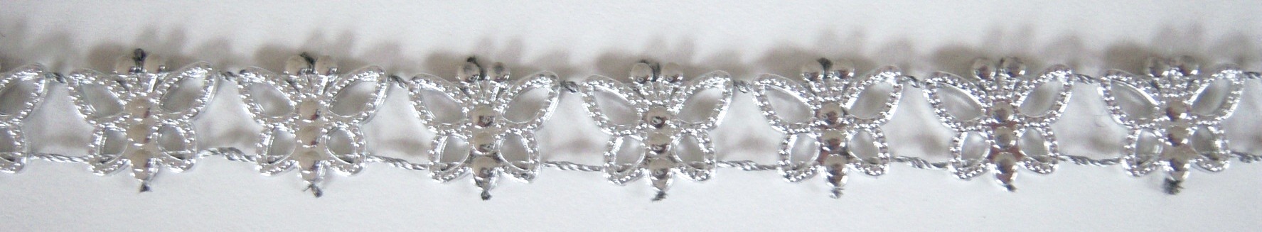 Silver Butterflies 1/2" Trim