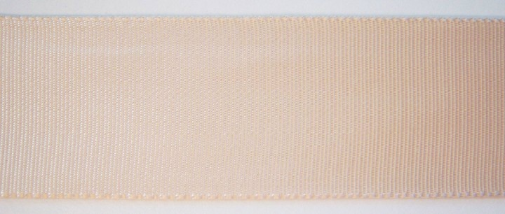 Lt Beige 1 1/2" Acetate Grosgrain Ribbon