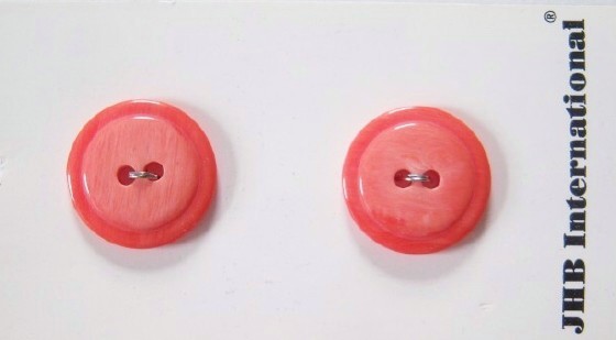 JHB Coral Card 3/4" 2 Hole Button