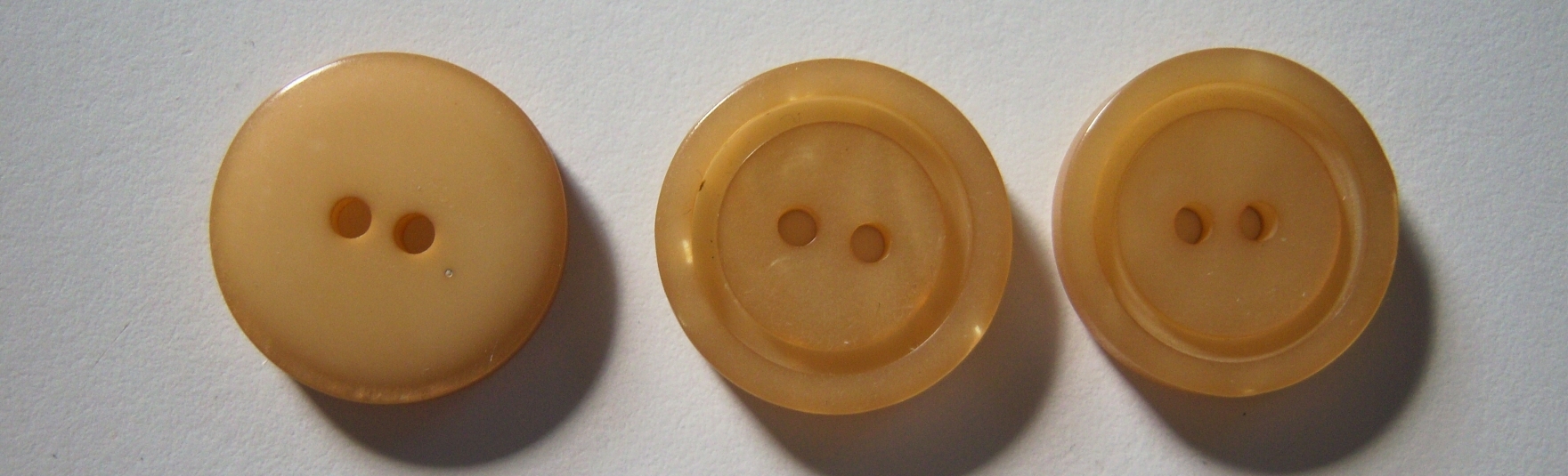 Light Gold 13/16" 2 Hole Button