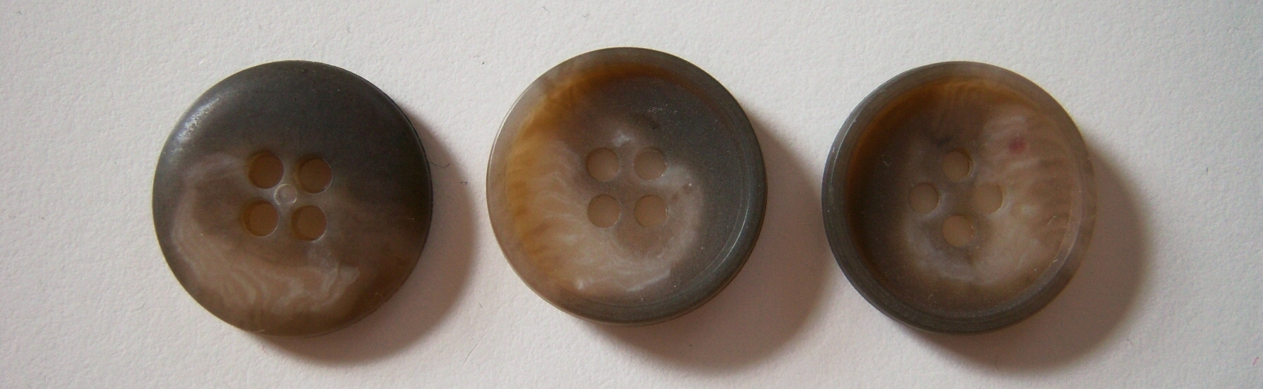 Tan/Brown 13/16" Button