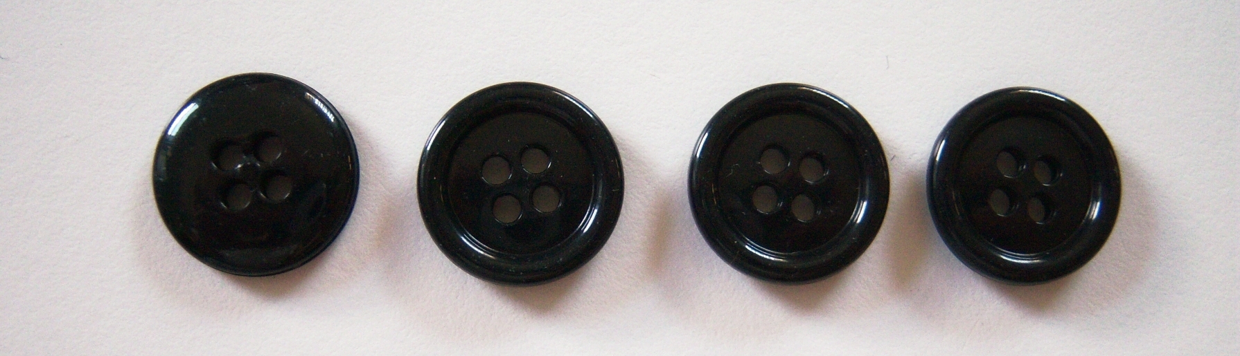 Dark Navy 9/16" 4 Hole Button