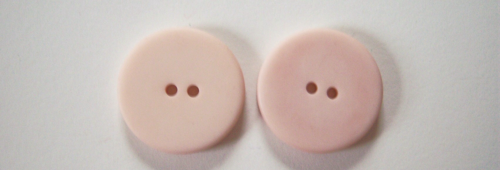 Matte Pink 1" 2 Hole Button