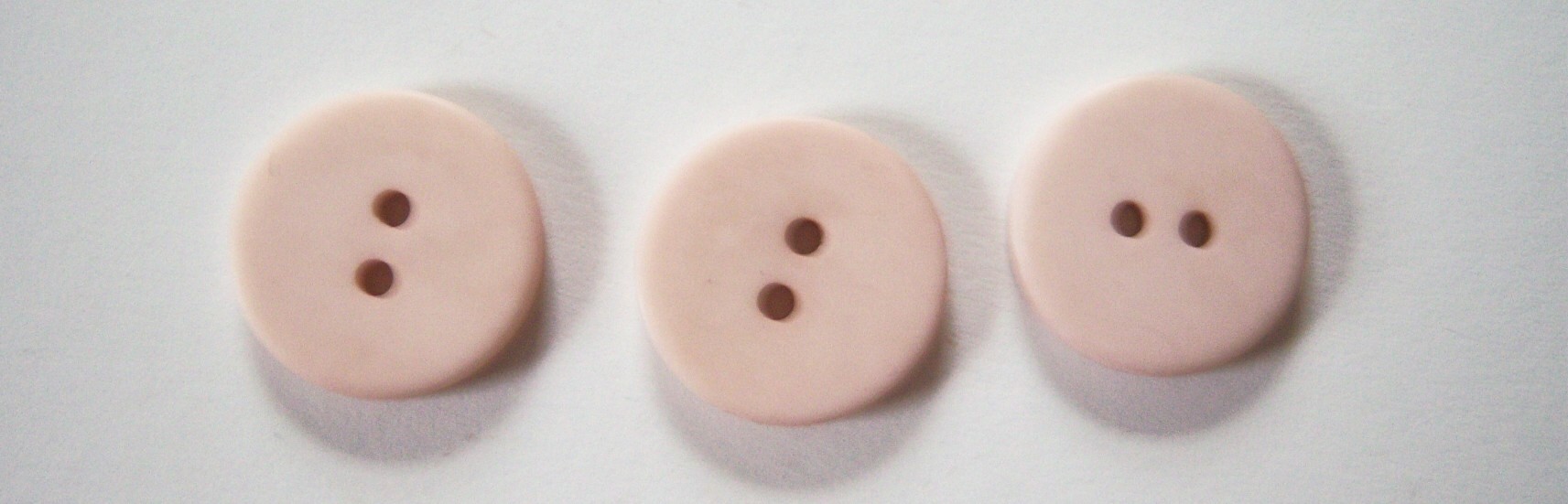 Matte Pink 3/4" 2 Hole Button