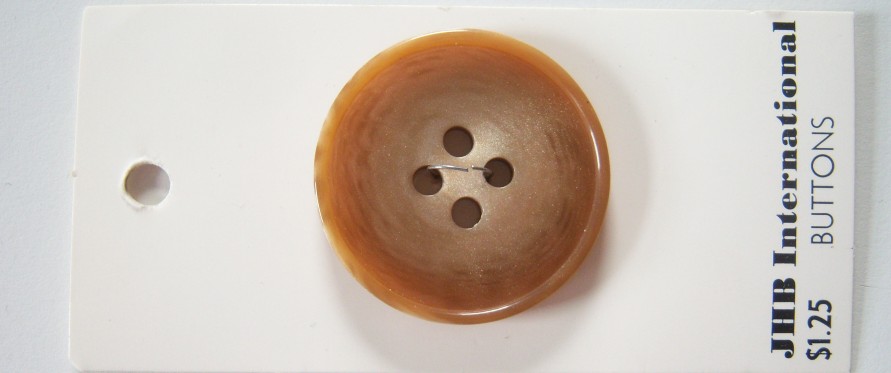 JHB Caramel 1 3/8" One Button Card