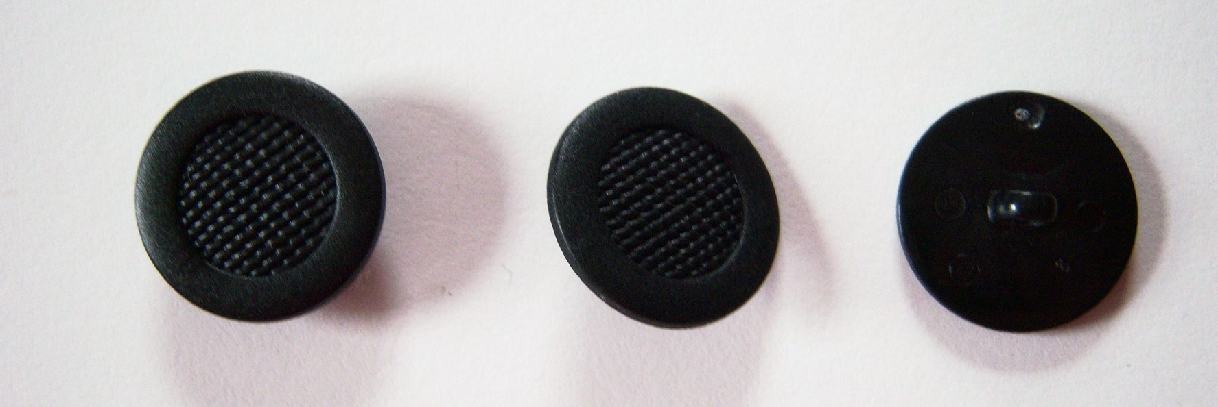 Matte Black 7/8" Shank Button