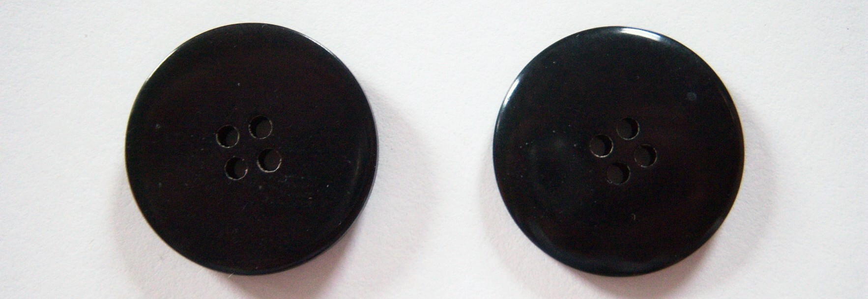 Black 1 1/8" Two Buttons