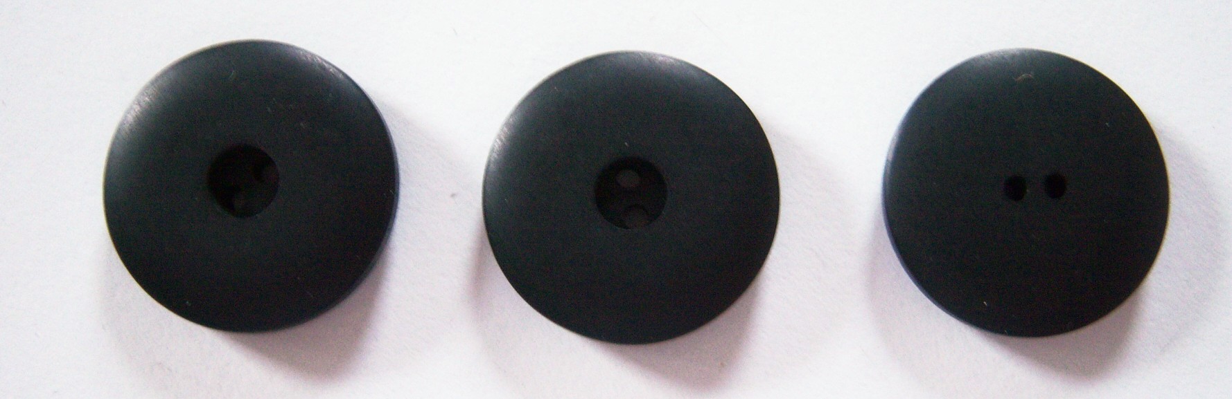 Matte Black 7/8" Poly Button