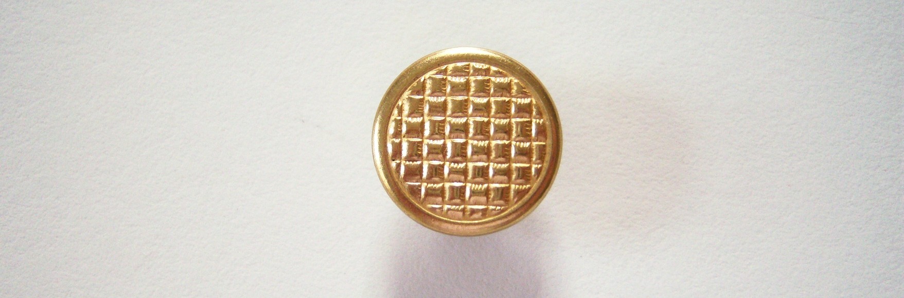 Gold Metal 9/16" Button