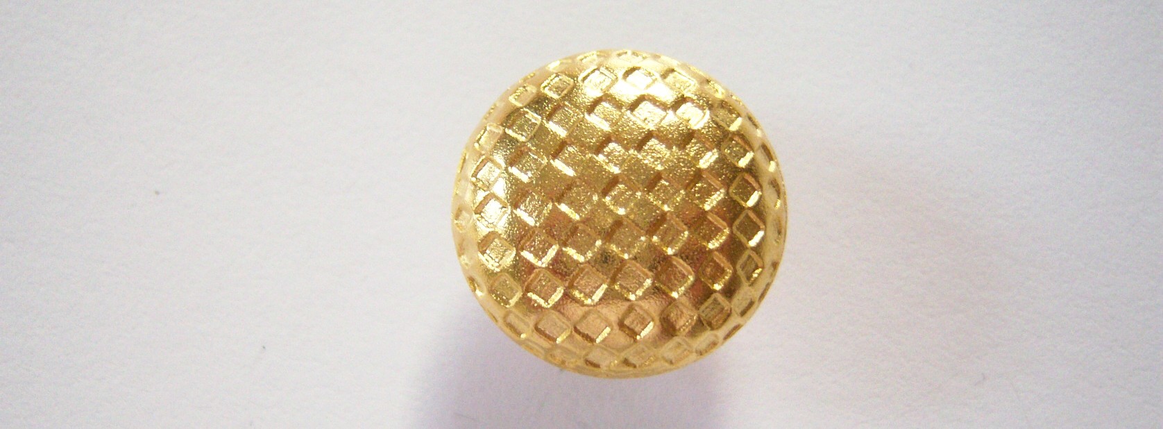 Gold Metal 3/4" Lattice Button