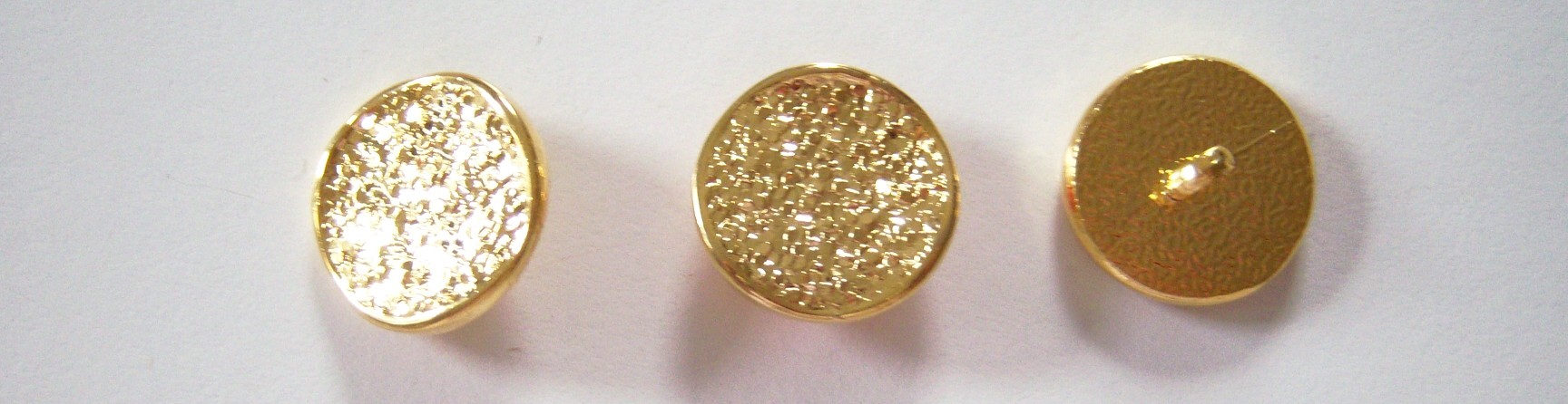 Shiny Gold 3/4" Plastic Button