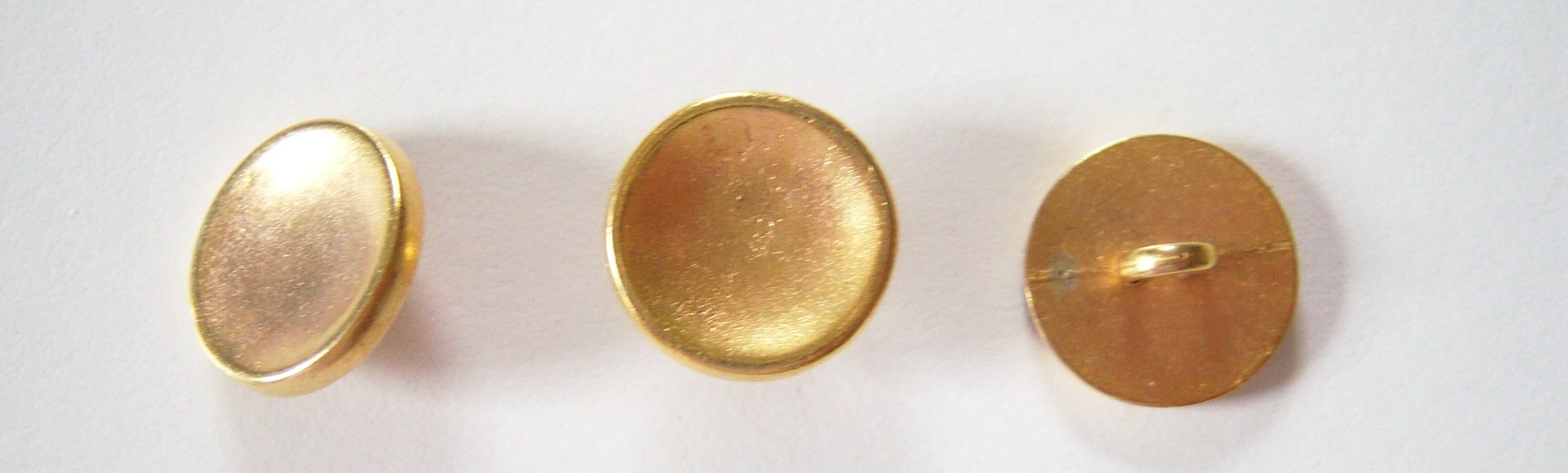 Matte Gold 9/16" Metal Button