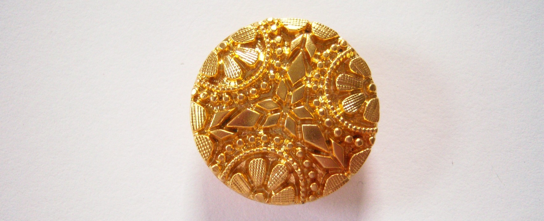 18k Gold 1 1/2" 2 Metal Buttons