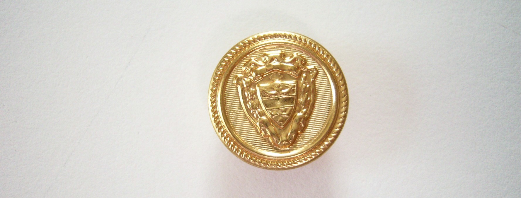 Gold 3/4" Metal Button