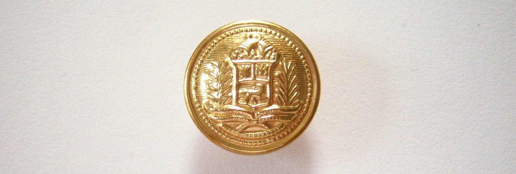 Gold 3/4" Metal Button