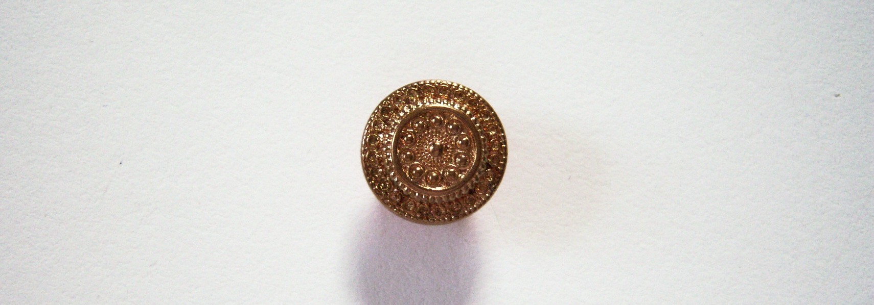 Light Copper 7/16" Metal Button