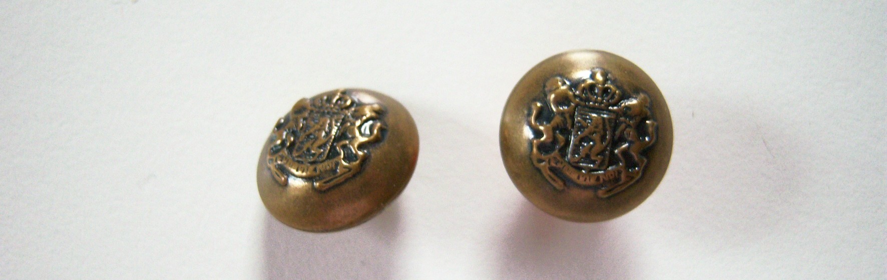 Antique Brass Metal 5/8" Button