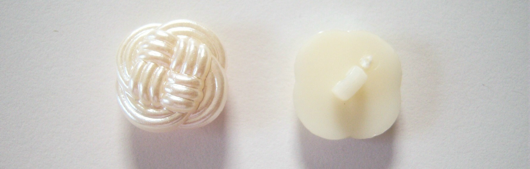 Ivory Pearlized 3/4" Button