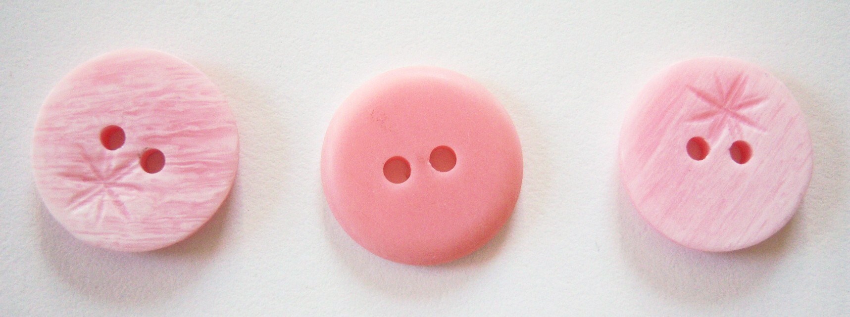 Coral Pearlized 5/8" 2 Hole Button