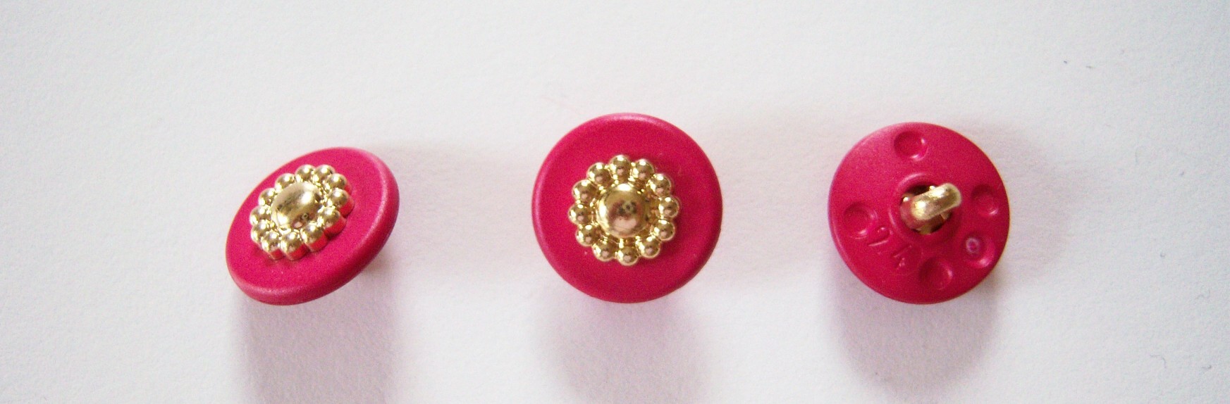 JHB Shocking/Gold 5/8" Button