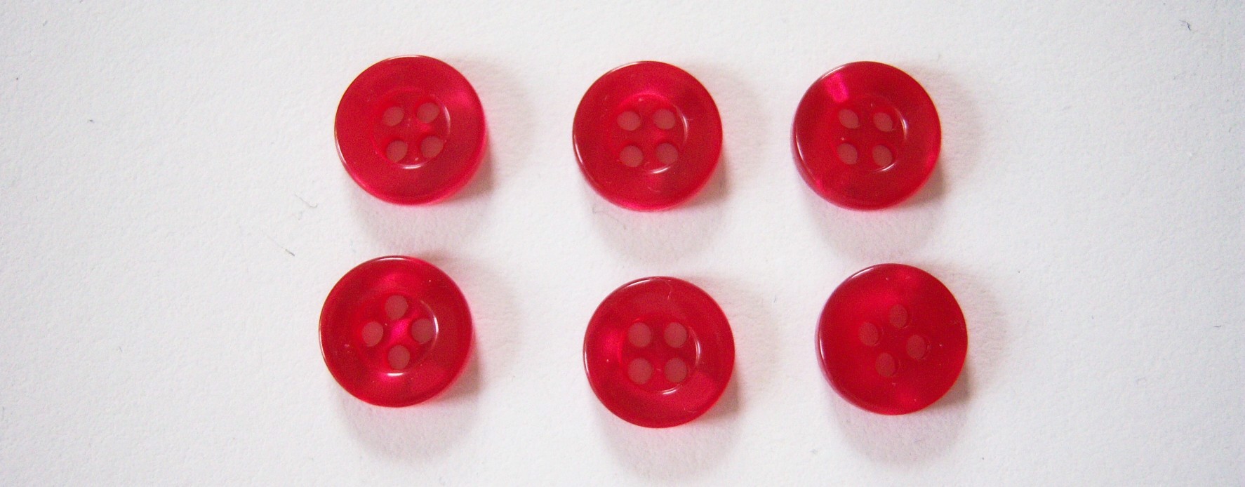 Ruby Pearlized 7/16" Button