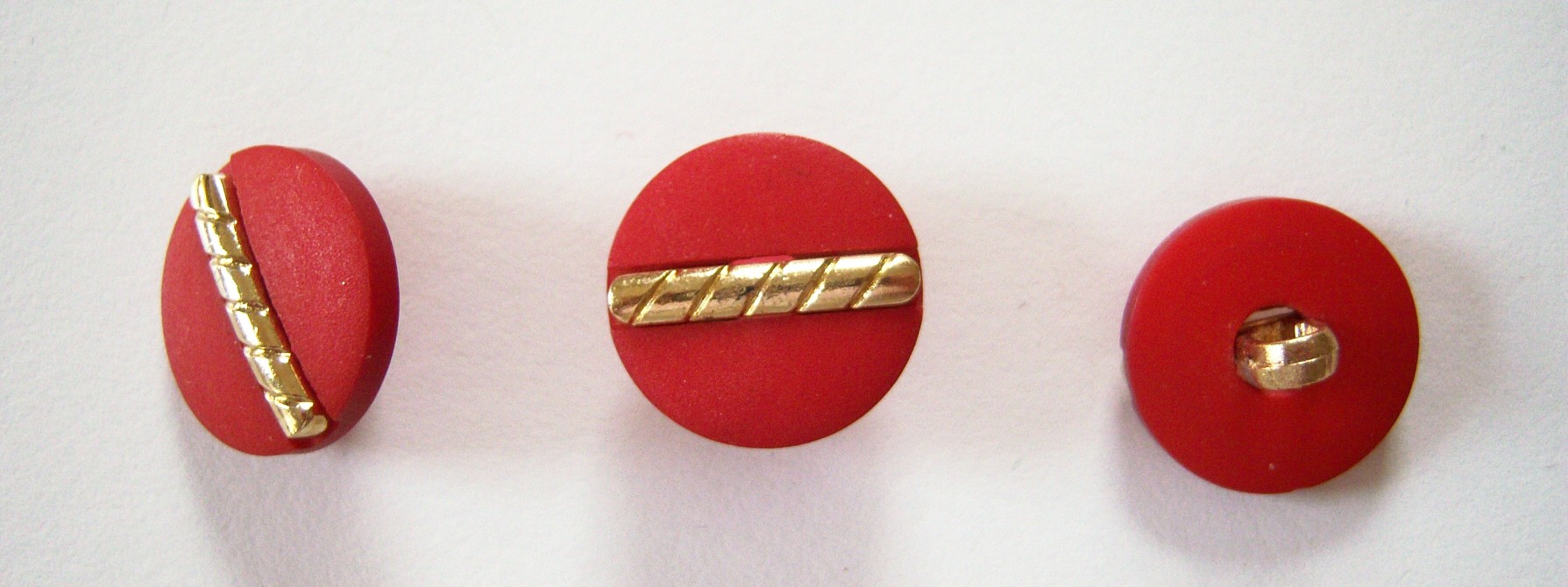 JHB Paprika/Gold 5/8" Button