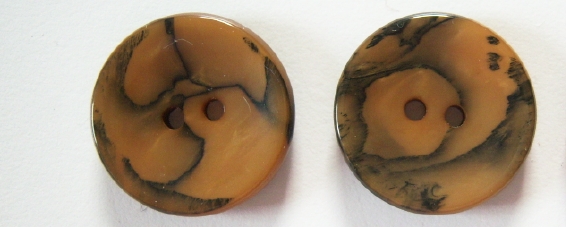 Camel/Charcoal 7/8" Button