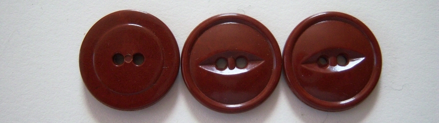 Chestnut 3/4" Three Buttons