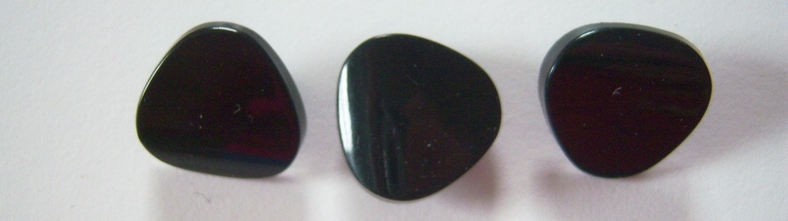 Black Pearlized 11/16" Three Triangle Buttons