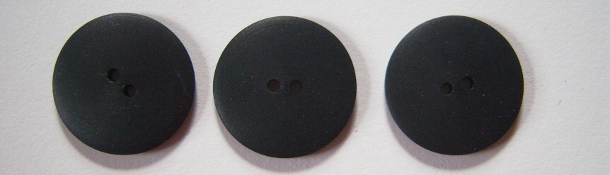 Matte Black 7/8" Shank Button