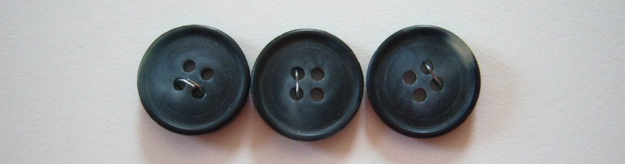 Navy Marbled 3/4" Three Buttons