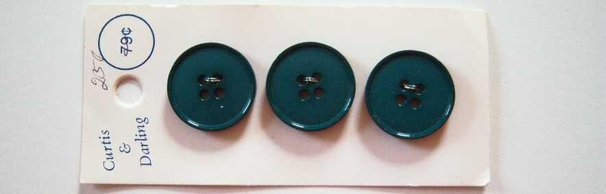 Spruce 13/16" 4 Hole 3 Button Card