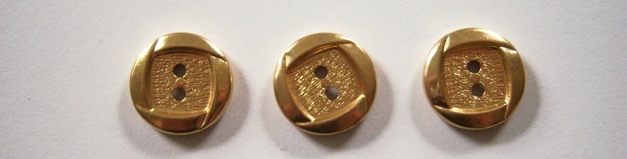 Gold 3/4" Metal Button