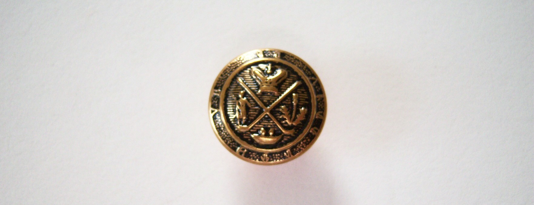 Gold Metal 5/8" Button