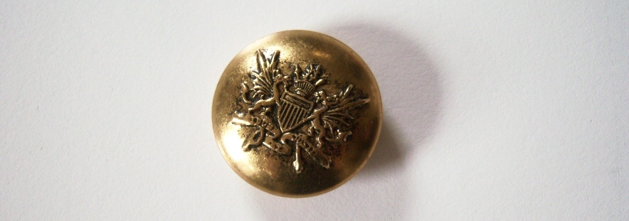 Shiny Brass 1 1/4" Metal Button