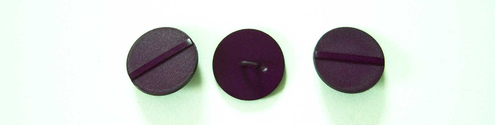 Matte Violet/Shiny Center Bar 7/8" Shank Button