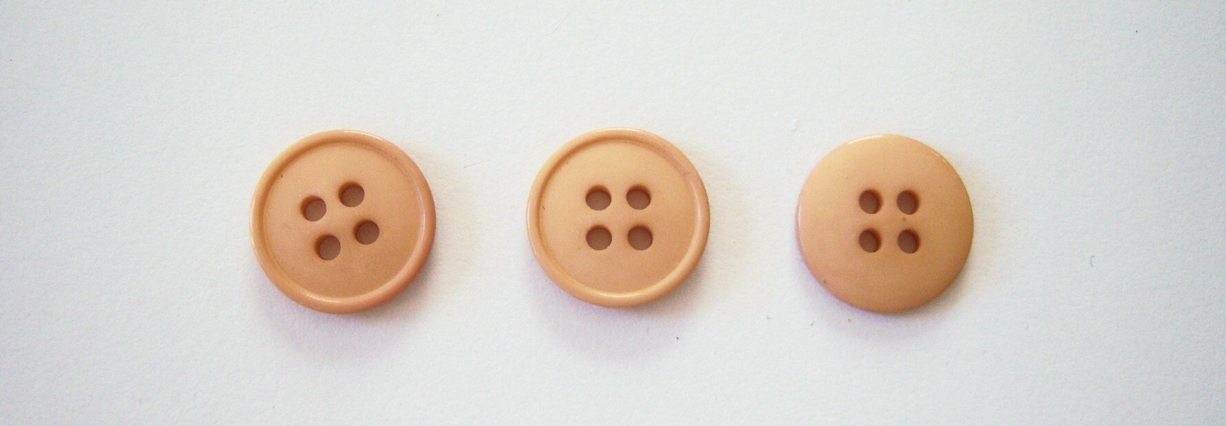 Matte Butterscotch 9/16" 4 Hole Button