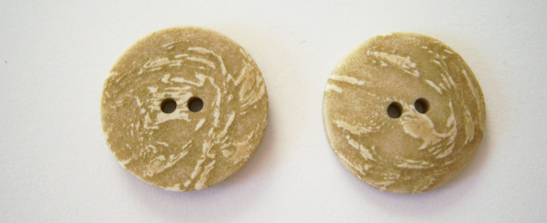 Beige Textured 1 1/8" Four Buttons