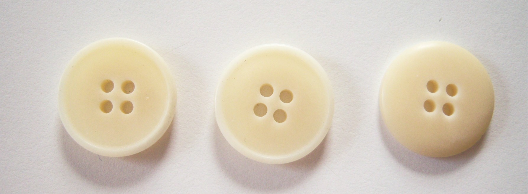 Cream 3/4" Button