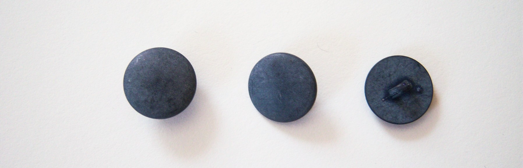 Matte Indigo 5/8" Three Buttons