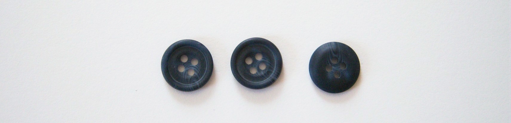 Matte Indigo Marbled 5/8" Button