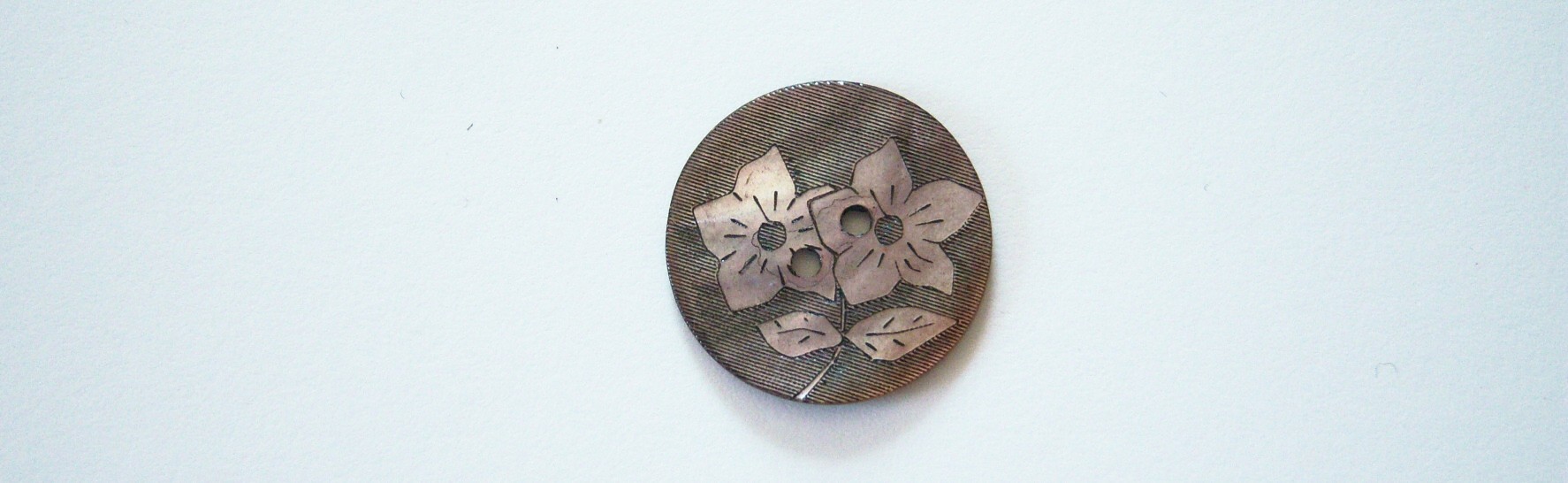 Mother of Pearl Floral 7/8" Button