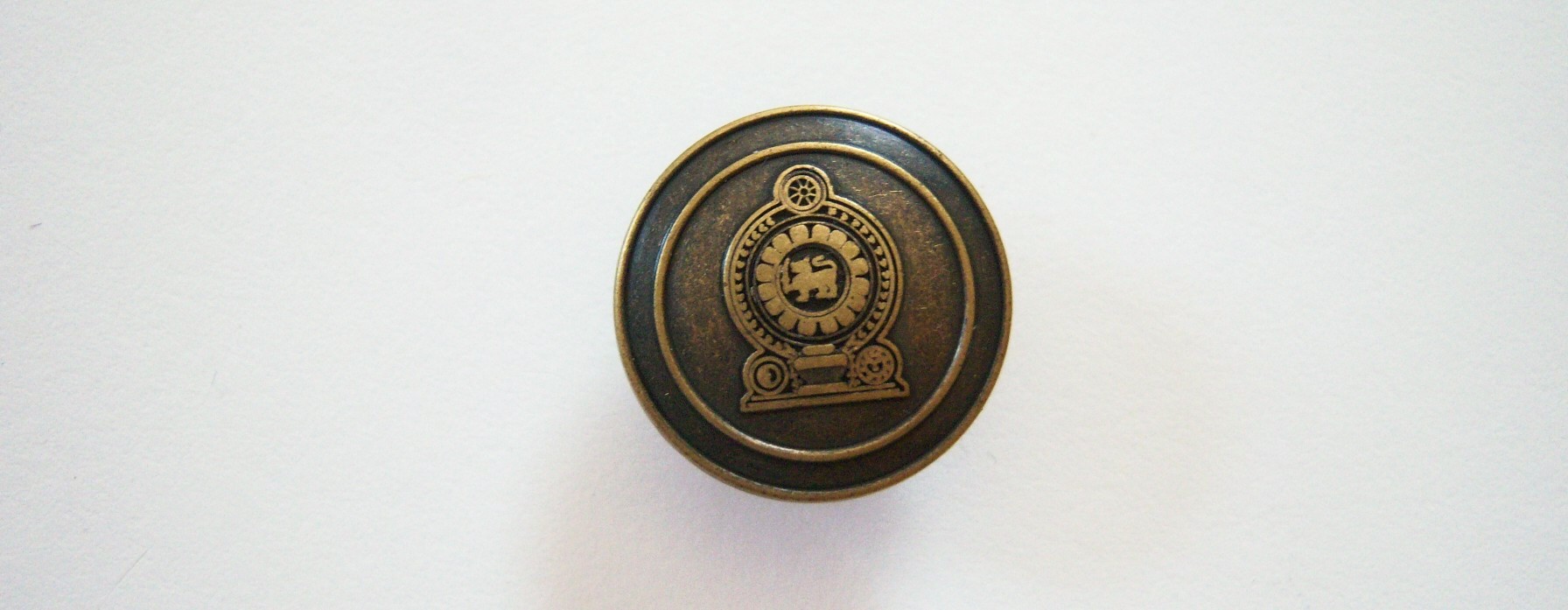 Brass Lion 13/16" Metal Button