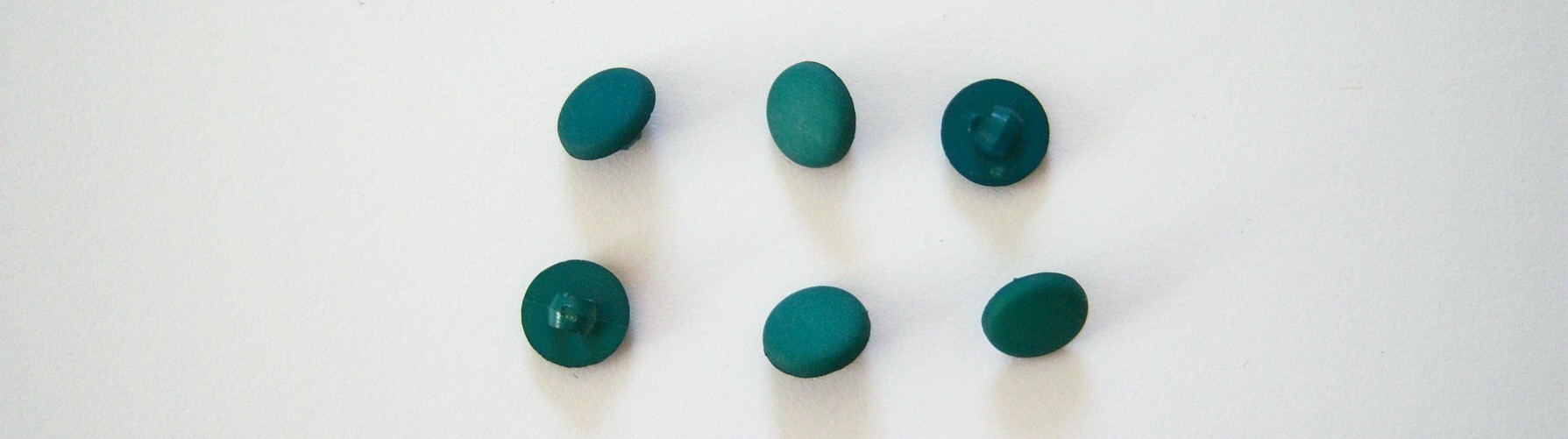 Matte Teal 3/8" Poly Shank Button