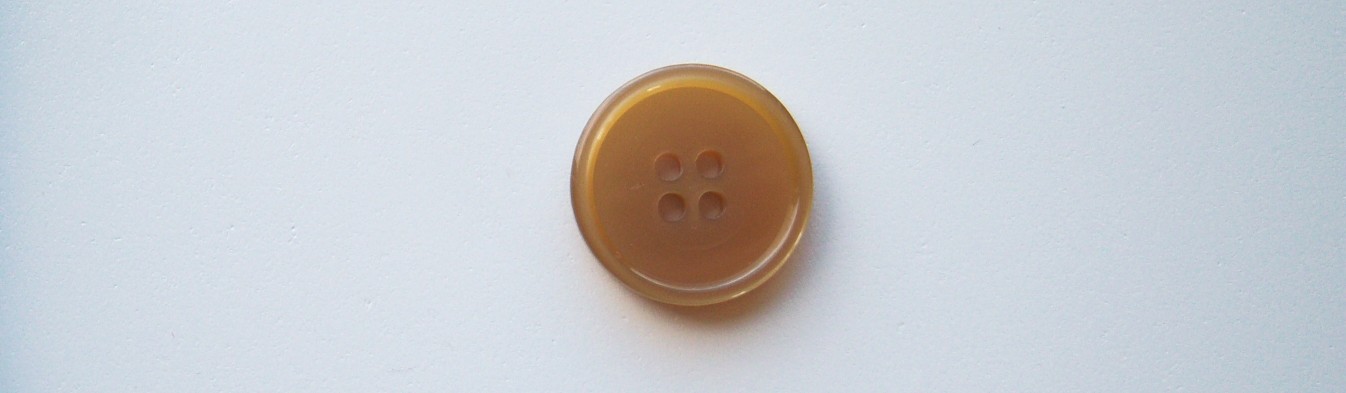 Lt Khaki Pearlized 13/16" Poly 4 Hole Button