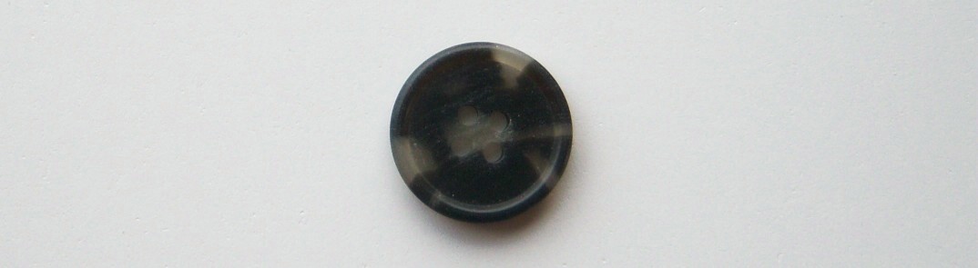 Graphite/Khaki 13/16" 4 Hole Poly Button